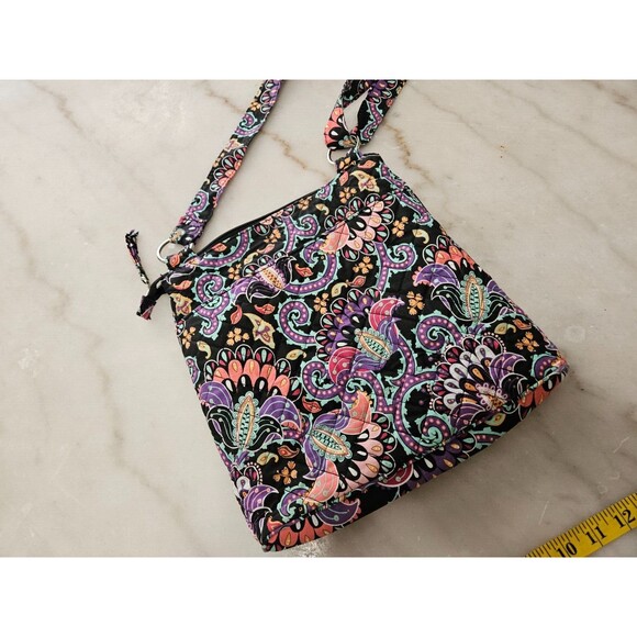 Waverly Women's Inspirations Quilted Paisley Cross Body Purse Bag - Picture 2 of 5